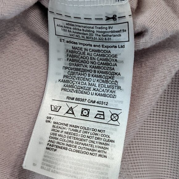 Adidas Dolman Sleeve Velour Sweatshirt - Picture 6 of 7